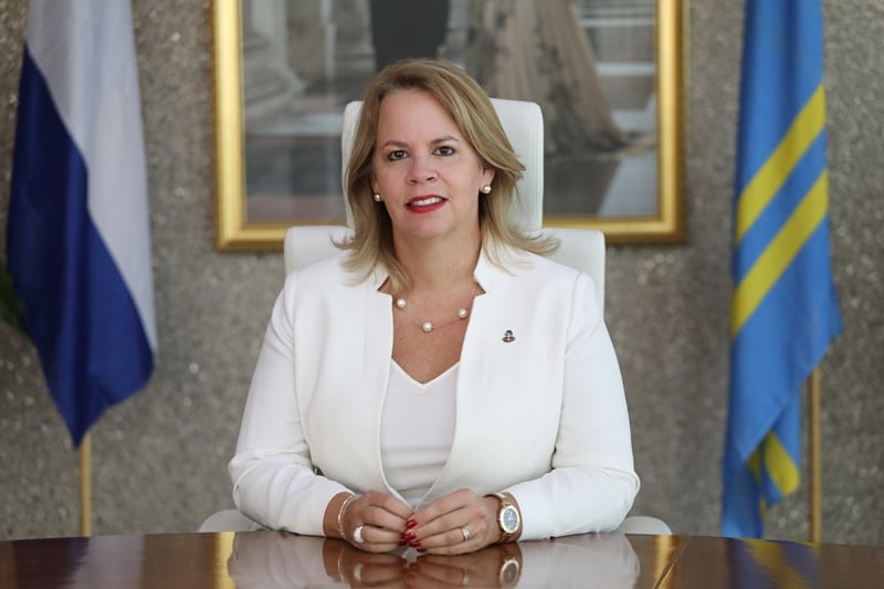 Evelyn" Wever-Croes, primera ministra de Aruba