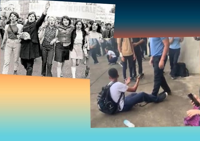 Imágenes del Mayo Francés y del Día Contra el Acoso Escolar