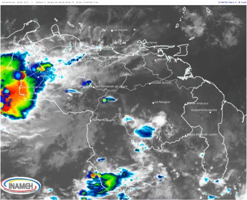 Situación meteorológica para el 2 de mayo de 2024 en Venezuela