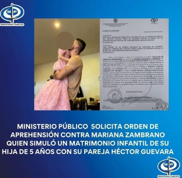 MP solicita captura de Mariana Zambrano por omisión de abuso sexual contra su hija