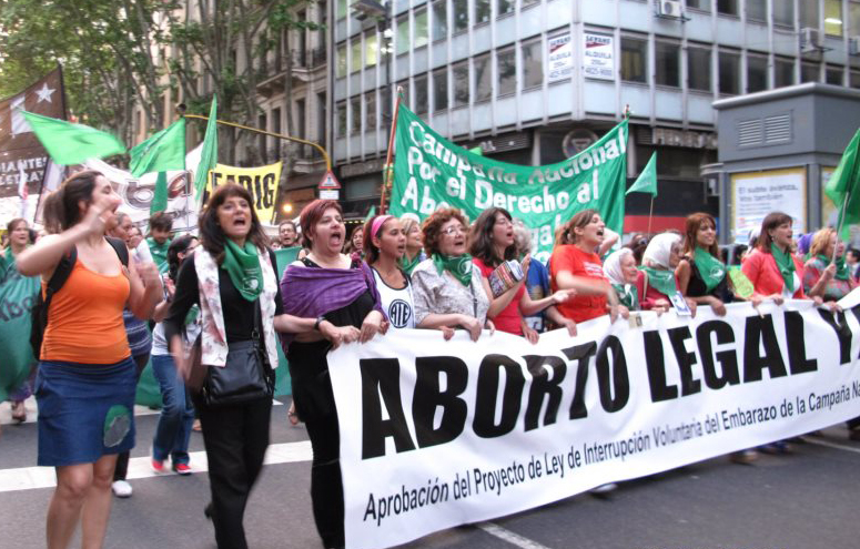 Bandos enfrentados en Buenos Aires