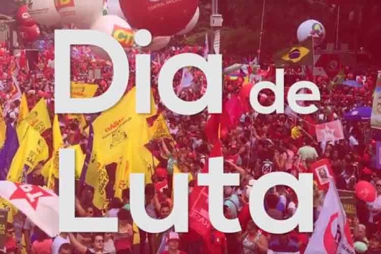 La movilización busca reafirmar la batalla unitaria del movimiento sindical.