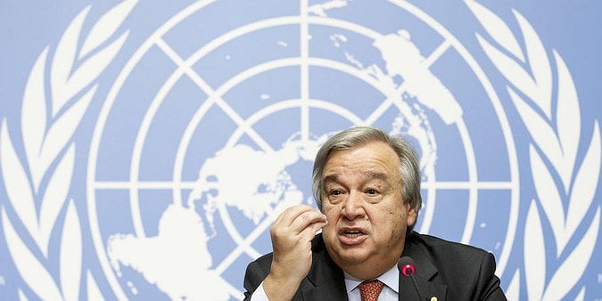 El secretario general de la ONU, Antonio Guterres