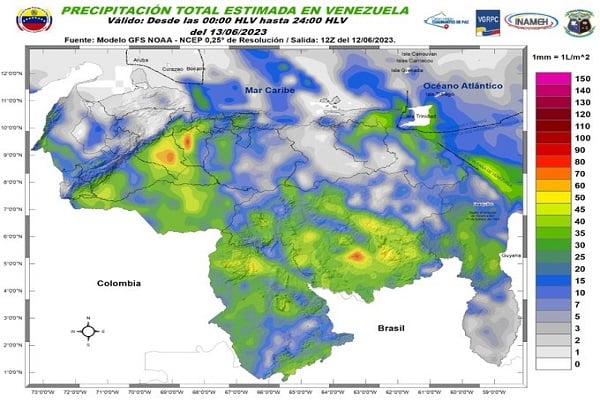 Video Inameh Prev Este Martes Abundante Lluvia Por Paso De Onda