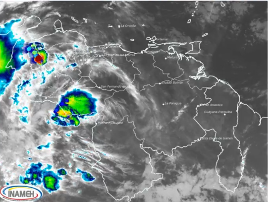 Situación meteorológica para el 26 de abril de 2024 en Venezuela