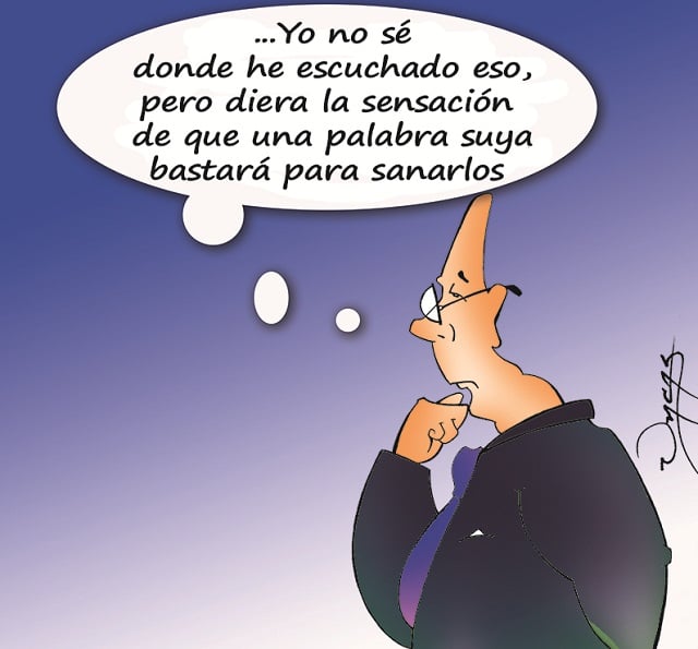 Caricatura de Uncas) Palabra de Dios