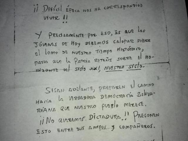 Vea la carta escrita por el Comandante Hugo Chávez 10 días 