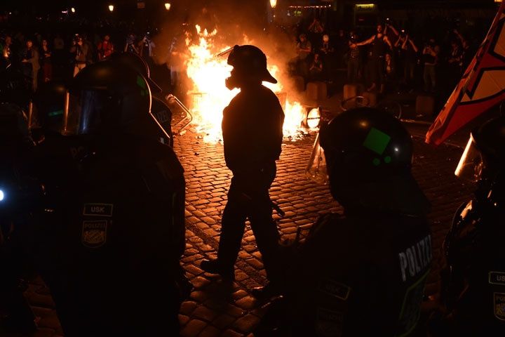 Violencia en Hamburgo