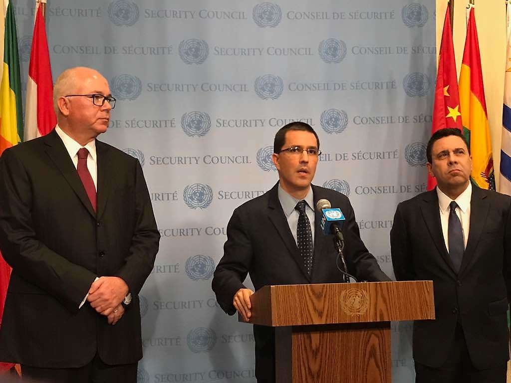 El canciller de Venezuela, Jorge Arreaza