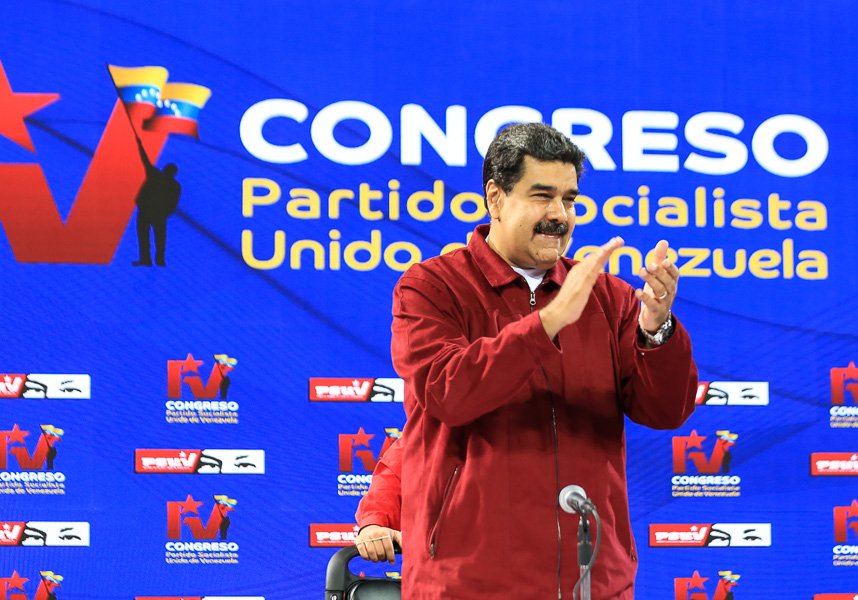 Jpsuv ratifica a Nicolás Maduro como presidente del partido