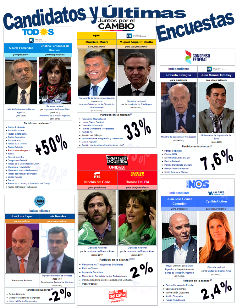 Elecciones Presidenciales en Argentina: Candidatos y ...