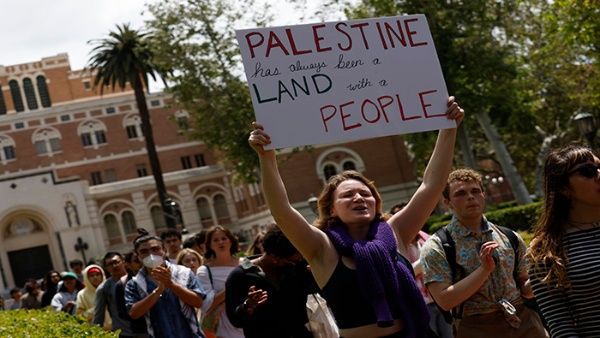 Pese a la represión, las protestas a favor de Palestina y en rechazo a Israel se siguen reproduciendo en cada vez más universidades de EEUU