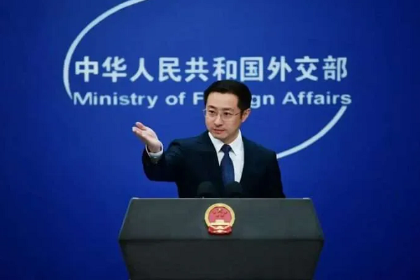 El vocero del Ministerio de Relaciones Exteriores  Lin Jian.
