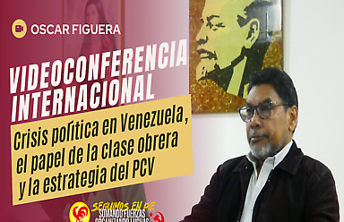 Oscar Figuera, Secretario General del Partido Comunista de Venezuela (PCV)