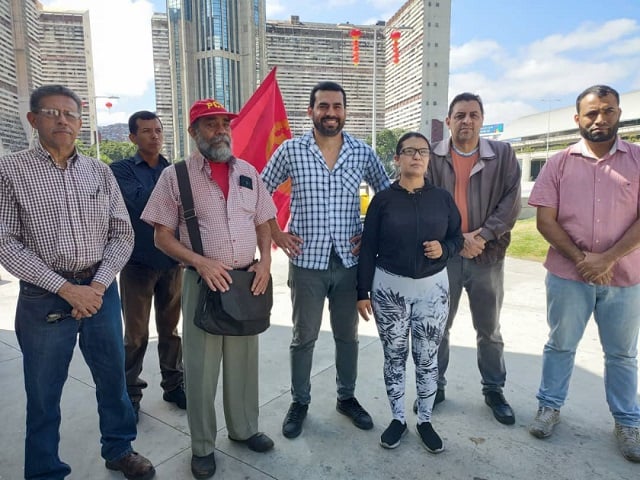 Vocería de las organizaciones anticapitalistas venezolanas PCV_Dignidad, PPT-APR, PSL, Marea Socialista y LTS en actividad por #AbsoluciónDeBodart