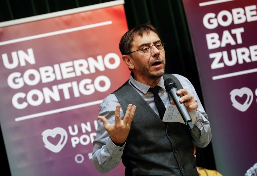 El cofundador de Podemos Juan Carlos Monedero en una imagen de archivo