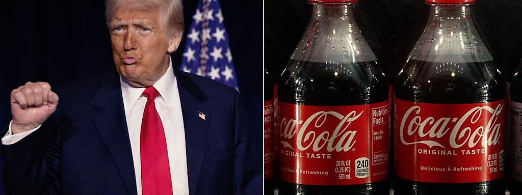 Trump y su adicción a la Coca Cola